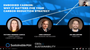 Panelists slide from Embodied Carbon webinar