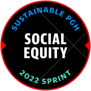 Logo of the 2022 Sustainable Pittsburgh Social Equity Sprint