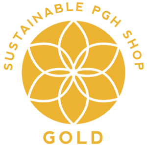 Gold level designation symbol for shops