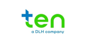 ten, a DLH Company logo